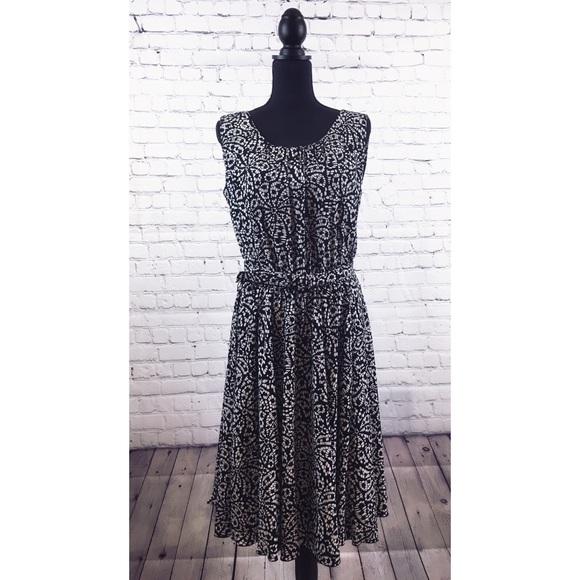 Alfani Black and White A-line dress - Picture 6 of 8